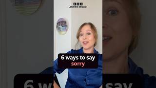 6 ways to say ‘sorry’ in English shorts [upl. by Gorman]