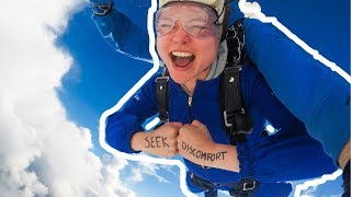 FIRST TIME SKYDIVING AND I HATED IT NEVER AGAIN [upl. by Eidas453]