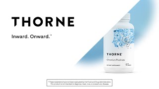 Chromium Picolinate Supplement  Thorne [upl. by Nilyam]