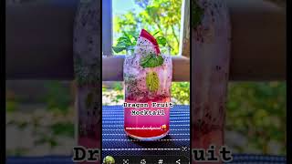 Easy mojito recipe at homedragonfruit lemon mint mojito easyrecipes shortsvideo shortsphoto [upl. by Novyaj370]