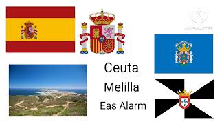 Ceuta Melilla Eas Alarm 🇪🇦 [upl. by Kruse]