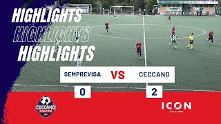 Semprevisa  Ceccano 02 Highlights [upl. by Dreeda]