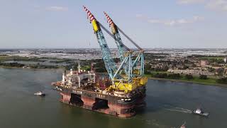 Saipem 7000 op het Scheur [upl. by Ainit]