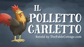 Il Polletto Carletto  Chicken Little in Italian with English subtitles [upl. by Natsuj]