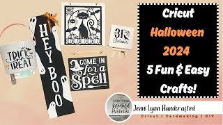 👻Lets Get Spooky Easy Cricut Crafts for Halloween 2024 🎃 [upl. by Ahsatak]