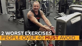 2 WORST Exercises People OVER 40 Must AVOID Yes even though theyre popular [upl. by Peppel]