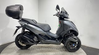 PIAGGIO MP3 300 2018 LT ABS 18 PLATE 15K WALK AROUND  RUNNING VIDEO [upl. by Dosi]