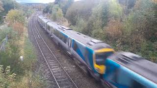 TPE Class 185s passing through the pennines [upl. by Zola805]