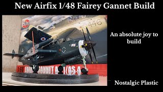 New Airfix 148 Fairey Gannet Build [upl. by Nostets750]