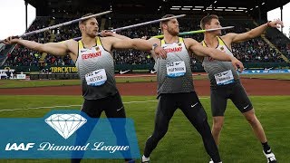 The 8 furthest javelin throws in IAAF Diamond League history [upl. by Mata]