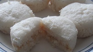 Sweet Idli  Sanna  Mangalore Recipe  Coconut Jaggery Stuffed Idli [upl. by Ahsiki]