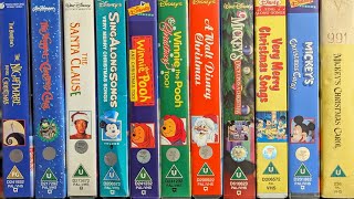 Walt Disney Christmas VHS Tapes [upl. by Sukcirdor]