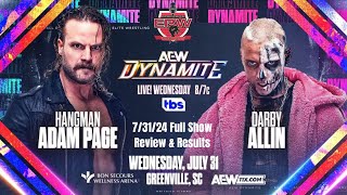 AEW Dynamite 73124 Full Review amp Results  Shane McMahon meets with Tony Khan AEWDynamite [upl. by Petromilli]