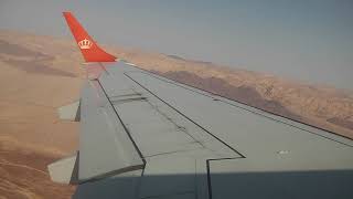 Royal Jordanian Airlines Embraer 195200LR takeoff from Aqaba Airport 03082017 [upl. by Hull204]