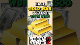 EASY GOLD BAR LOCATION  Red Dead Redemption 2 gaming shorts short [upl. by Nefets]