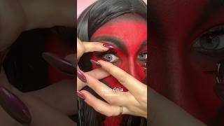 Ubieram SOCZEWKI po raz PIERWSZY W ZYCIU 💀💀 makeuptrends makeup makijaz makeuptutorial [upl. by Ahsikat205]