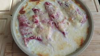 endives et poireaux jambon au gratin food cooking recipe yummycuisinerecette [upl. by Sweatt383]