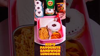 Choti k liye bnai Korean noodles 🍜 or jim jam sandwich lunchbox [upl. by Melmon]