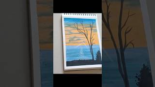 Easy oil pastel drawing using Doms colour drawing art painting [upl. by Mateusz]