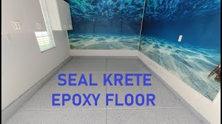 Installing SEAL KRETE Epoxy Floor Paint [upl. by Clements]