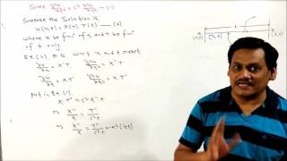 Lecture17 Partial Differential EquationOne Dimensional Wave Equation in Hindi [upl. by Camroc216]