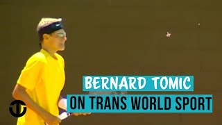 14YearOld Bernard Tomic on Trans World Sport [upl. by Reifnnej967]