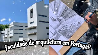 UM DIA NA FACULDADE DE ARQUITETURA COMIGO  faculdade em Portugal [upl. by Feune]