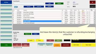 Edgeworks Retail POS Guide  How to Refundwith Receipt Cashier [upl. by Shiverick]