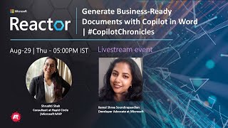 Generate BusinessReady Documents with Copilot in Word  CopilotChronicles [upl. by Crysta]