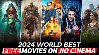 Top 8 Free Hollywood Movies On JioCinema In Hindi Dubbed  2024 Free Hollywood Movies On JioCinema [upl. by Ilzel]