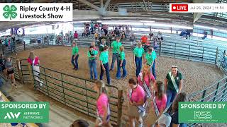 2024 Ripley County 4H Fair  4H Supreme Showmanship [upl. by Eimilb]