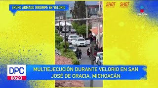 Multiejecución durante un velorio en San José de Gracia Michoacán  De Pisa y Corre [upl. by Adnwahsal729]