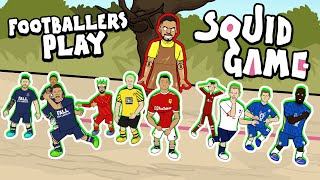 ☠️Footballers Play SQUID GAME☠️ Feat 33 Footballers Frontmen 36 Red Light Green Light [upl. by Dracir]