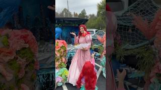 FIRST PLACE 🥇 disney ariel thelittlemermaid diy littlemermaid disney trunkortreat [upl. by Shipley]