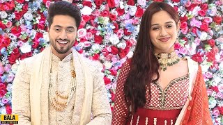 Fainat  Mr Faisu and Jannat Zubair arrives at Adnaan Shaikh  Ayesha Shaikh Reception [upl. by Lory]