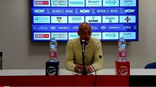 Conferenza mister Taurino post gara Gubbio  Rimini [upl. by Vassell]