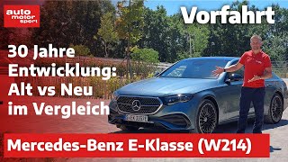 MercedesBenz EKlasse 30 Jahre Entwicklung das ist passiert – Fahrbericht  auto motor und sport [upl. by Nowyt]