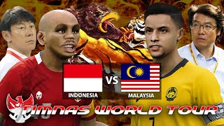 INDONESIA VS MALAYSIA  RIVAL ABADI amp DERBY NUSANTARA  PERTANDINGAN PANAS DI TIMNAS WORLD TOUR 2022 [upl. by Nuzzi143]