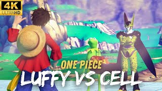 🇮🇹 CELL PERFETTO VS LUFFY  ANIMAZIONE DI DevilArtemis [upl. by Annaul]