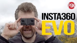 INSTA360 EVO FIRST LOOK 57K 360 and 180 VR 3D video in an affordable pocket camera [upl. by Gleason]