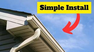 How To Install A Seamless Rain Gutter [upl. by Nner]