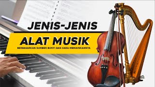 JenisJenis Alat Musik  Menurut Sumber Bunyi Dan Cara Memainkan [upl. by Remde]