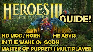 Heroes of Might amp Magic 3 MODDING GUIDE How to install Horn of The Abyss amp The Wake of Gods [upl. by Anglim]