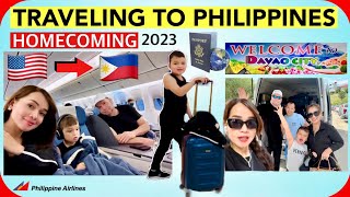 TRAVELING TO PHILIPPINES FROM USA 🇺🇸🇵🇭  BALIKBAYANS TRAVEL GUIDE  From Departure to Arrival [upl. by Jepum]