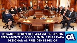 Diputados se pronuncian por plazo de CC a magistrados de CSJ para elegir presidente [upl. by Nohsram229]