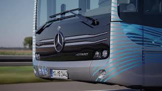 MercedesBenz eCitaro mit Brennstoffzelle [upl. by Parcel377]