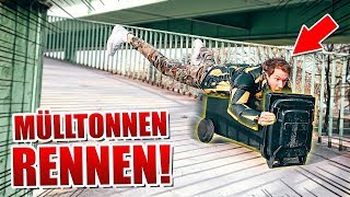 MülltonnenRENNEN BERGAB  MüllWM 2019 [upl. by Lotsirb]