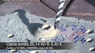 Test svrdla za beton [upl. by Yarezed417]