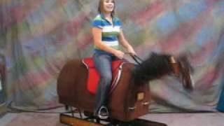 Kates full length Equestrian Horseback Riding Exercises with the Equicizer [upl. by Htessil]