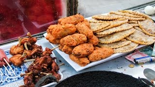 Nepali Street Food  DEEP FRIED Snacks in Kathmandu Nepal [upl. by Sholeen183]